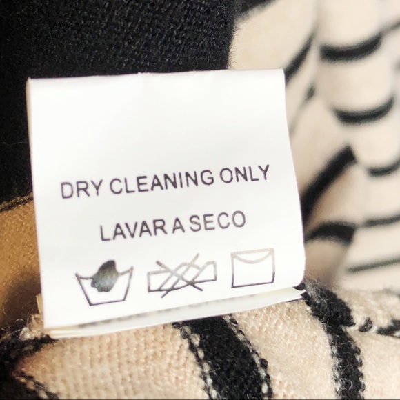 Staccato Color Blocked Stripe Open Front Cardigan Sweater - Picture 11 of 14